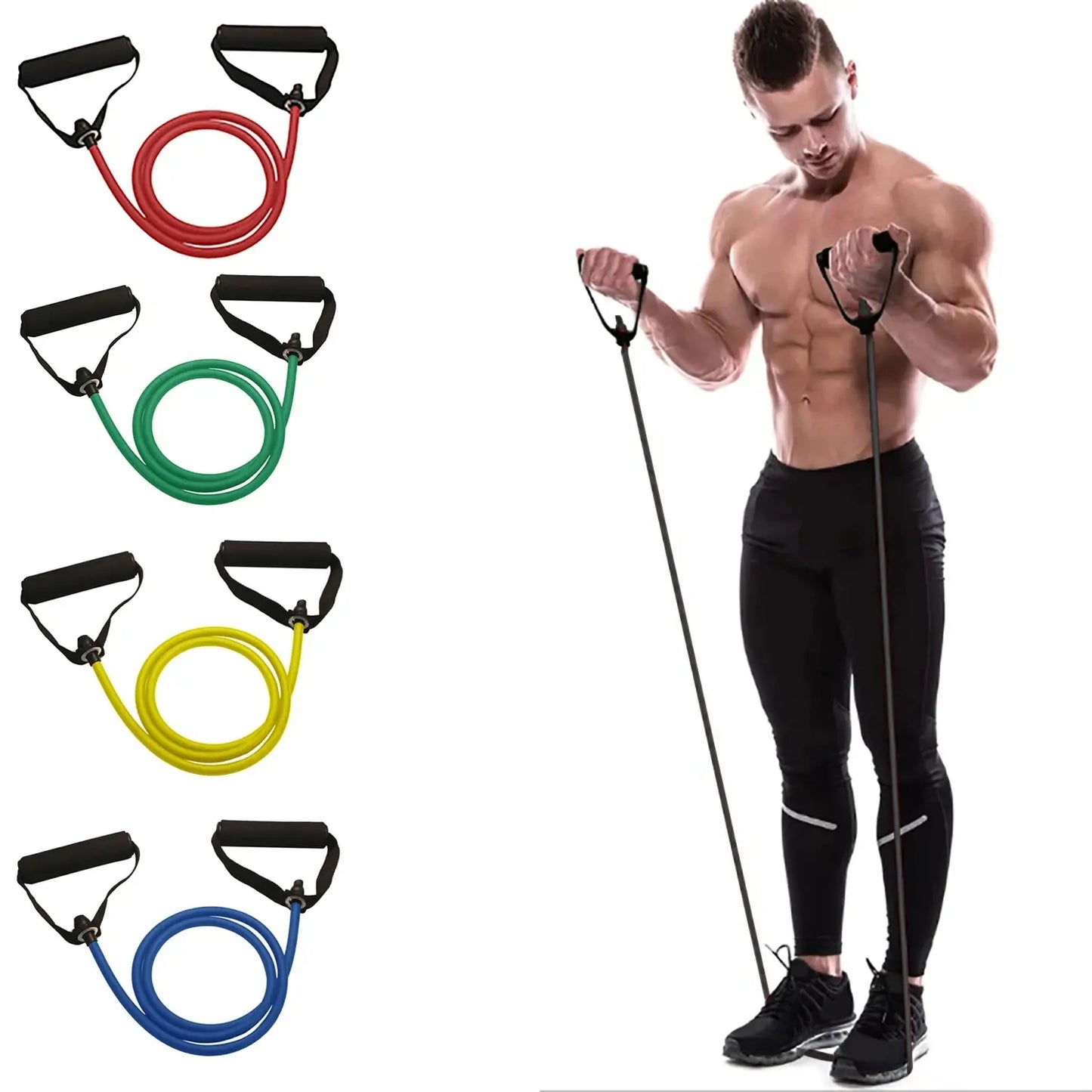 Resistance Band Set – Dein mobiles Fitnessstudio für effektives Training überall!