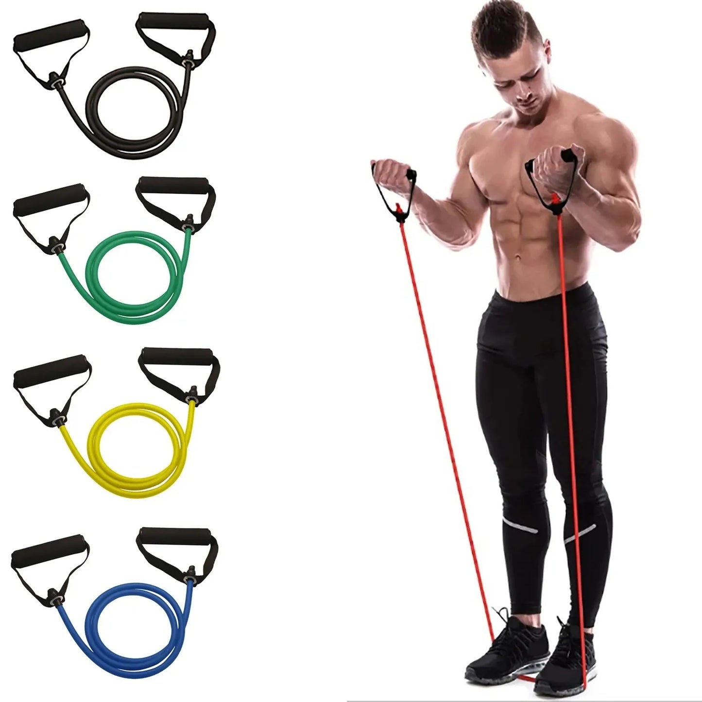 Resistance Band Set – Dein mobiles Fitnessstudio für effektives Training überall!